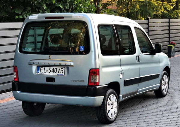 Peugeot Partner cena 8900 przebieg: 383592, rok produkcji 2007 z Pabianice małe 154